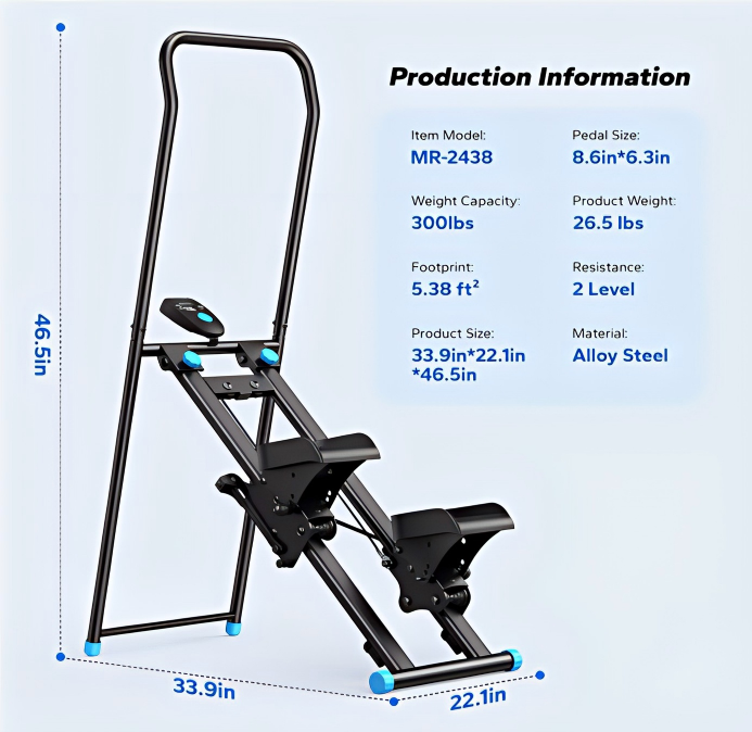 Stair Stepper for Home Gym Exercise