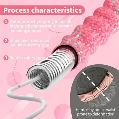 Soft Hula Hoop – 3.3 lbs, Adult Weight Loss & Core Strength