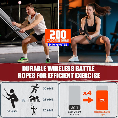 Weighted Ropeless Battle Ropes