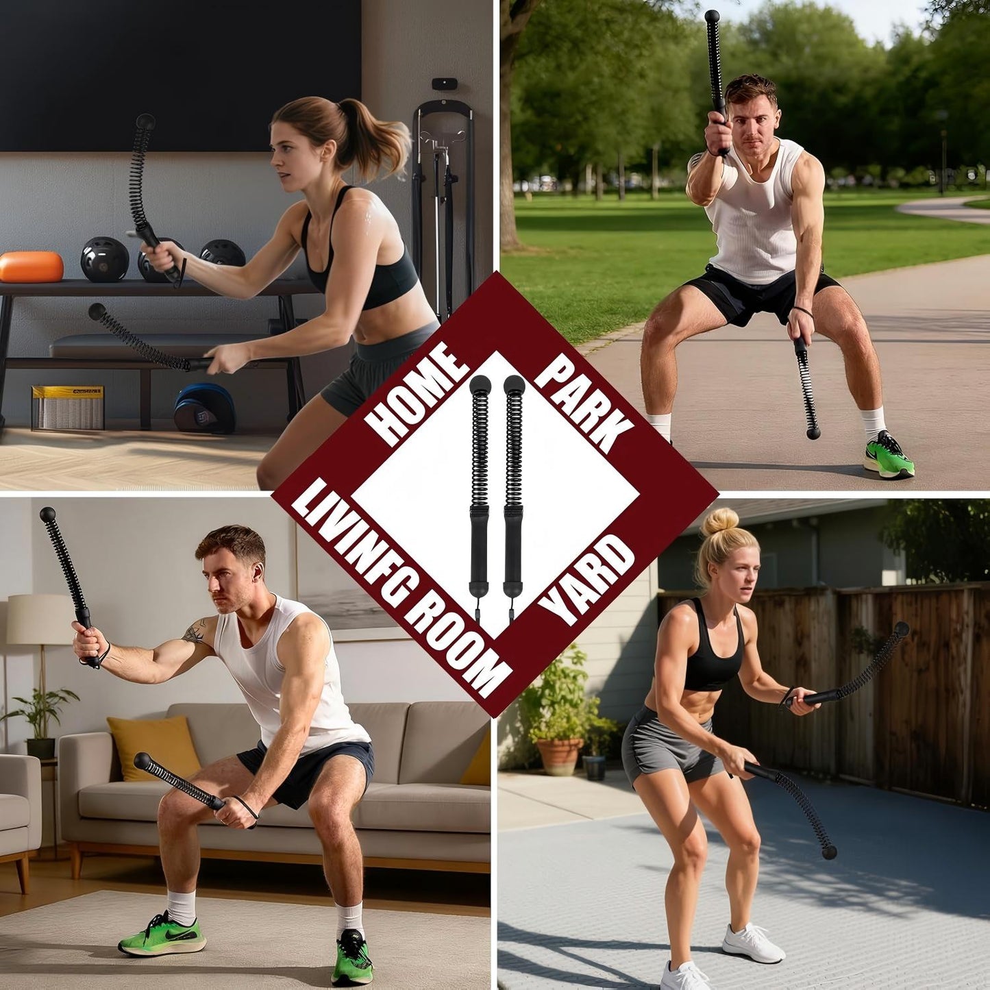 Weighted Ropeless Battle Ropes